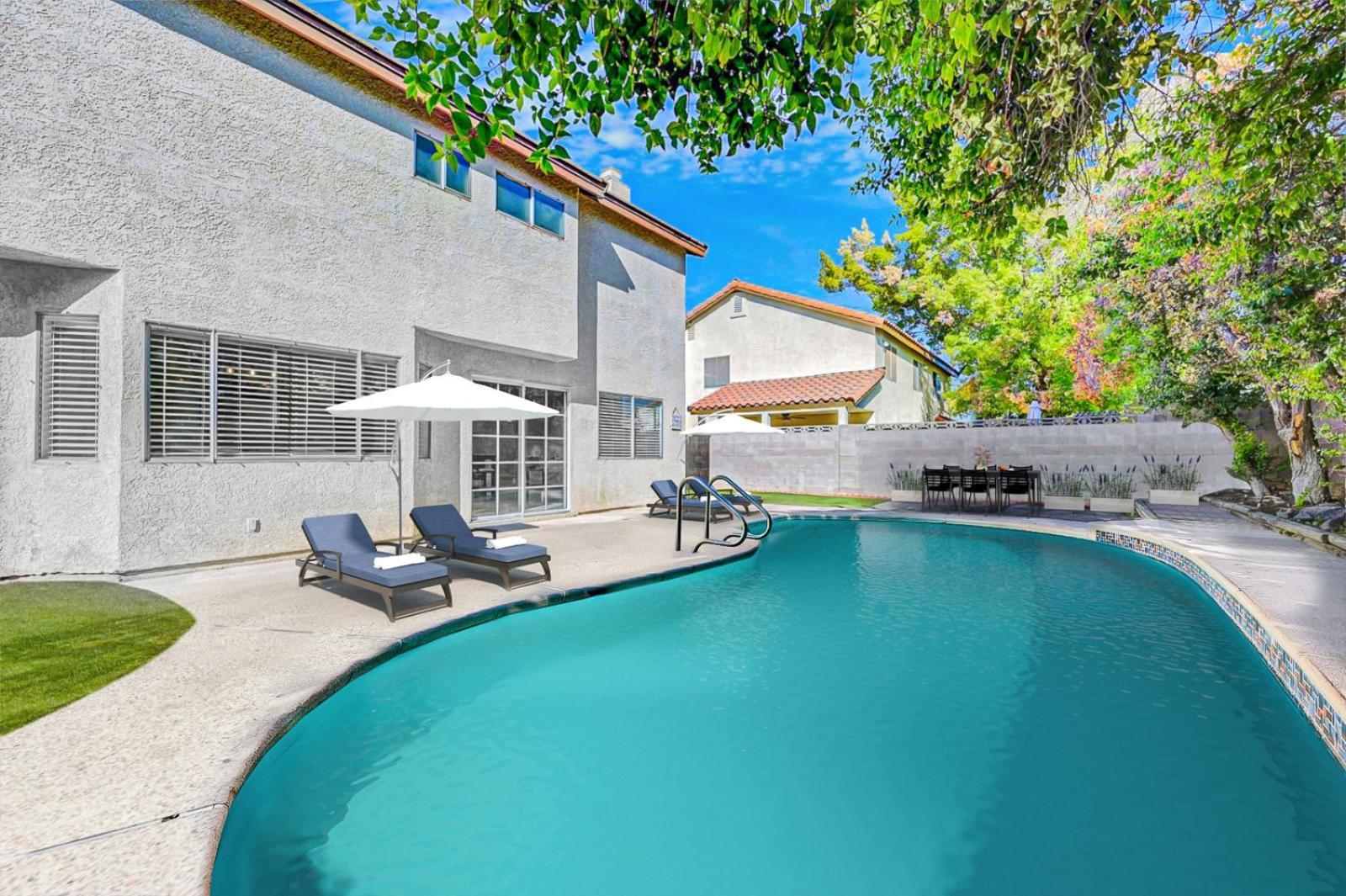Bright Fun Spacious Home With Pool Las Vegas Bagian luar foto